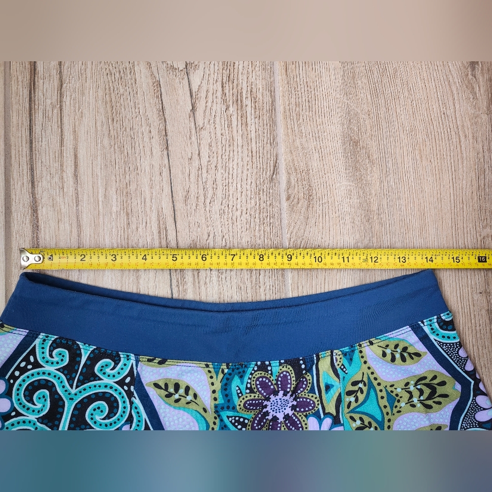PrAna Floral Pull On Mini Skirt Women's S - Picture 3 of 5